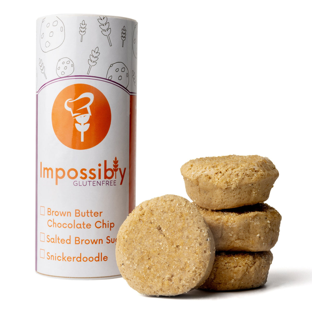 GlutenFree Fall Fest Preorder: Salted Brown Sugar Cookie Dough (4-Pack)